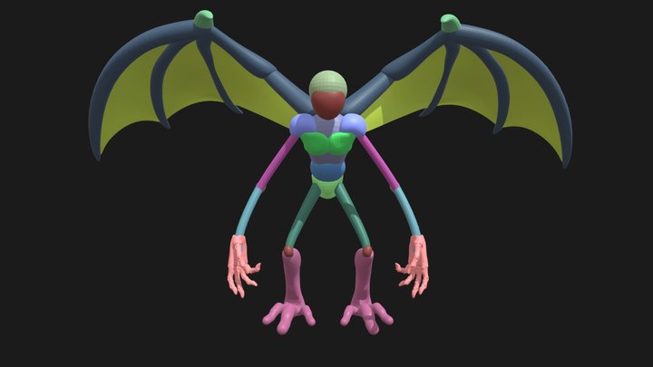 Creature Base mesh 3D Model