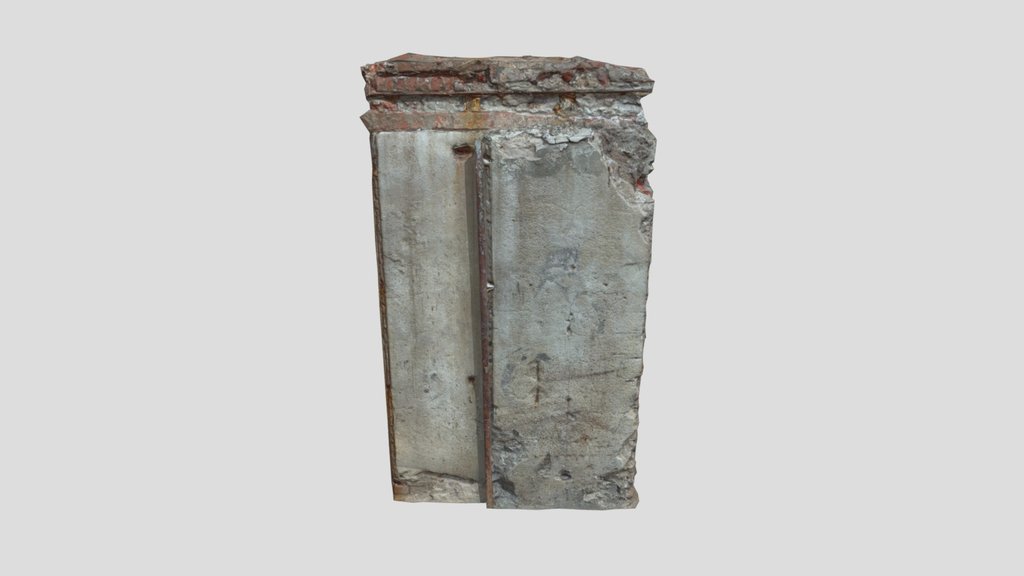 Pillar Brick Ruin Modern 2
