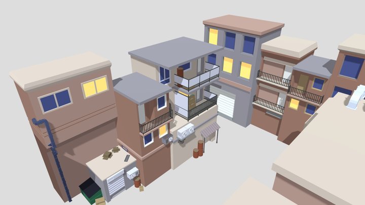 Late Night Snack - Exterior Environment/Assets 3D Model