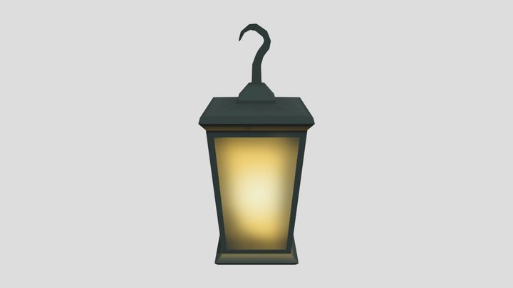 3DS Max assignment - Lamp 3D Model