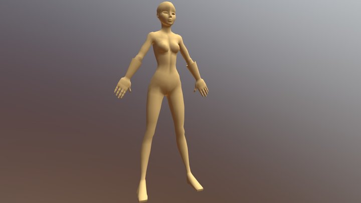 Joan Of Arc Body 3D Model