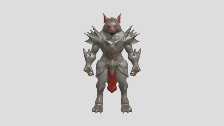 Wolf knight 3D Model