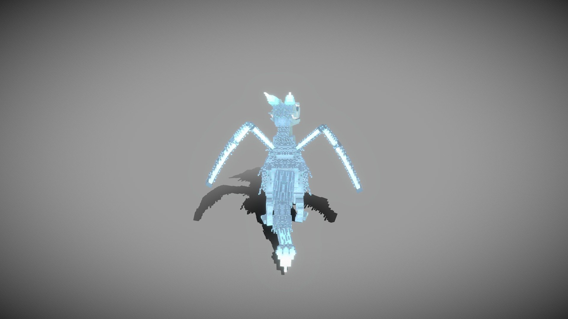 ice dragon 3d model