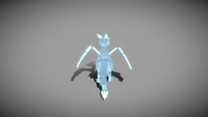 Ice Dragon 3D Model