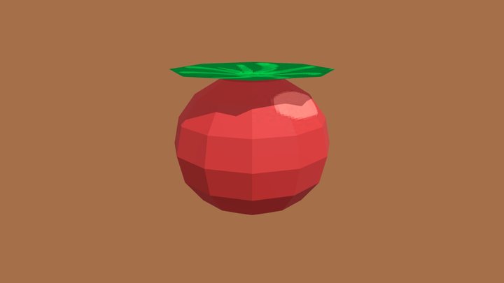 Tomato LowPoly 3D Model
