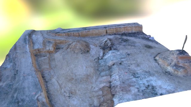 Cantera de áridos 3D Model