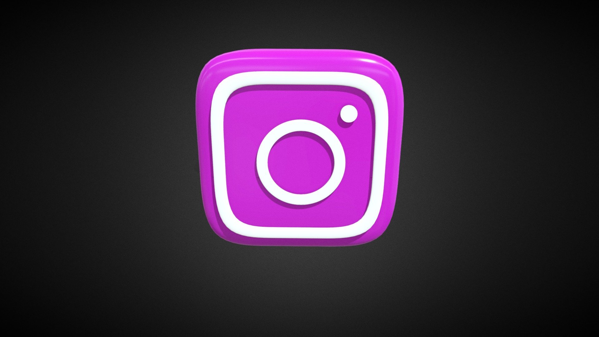 instagram icon 3D model - Buy Royalty Free 3D model by EVA-Stud ...