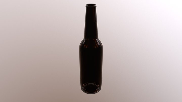 Beer Bottle 3D Model
