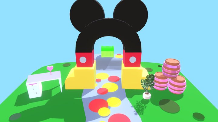 MickyMouse Clubhouse 3D Model
