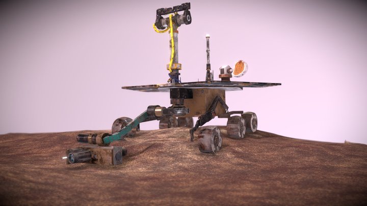Mars Explorer Rover: Opportunity 3D Model