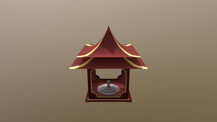 Chinese Style Lantern 3D Model