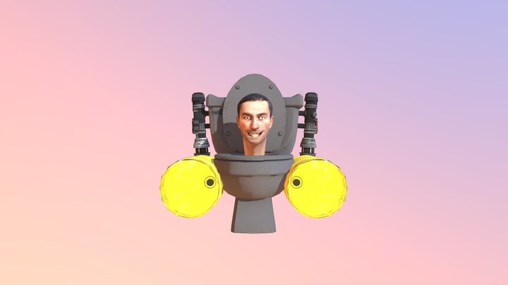 unknown jetpack acid barrel toilet 3D Model