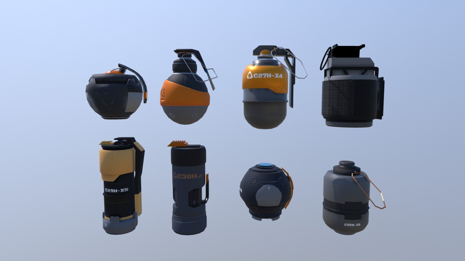 Sci-Fi Grenade Pack