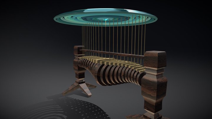 Kinetic sculpture 🎠 (V2) 3D Model