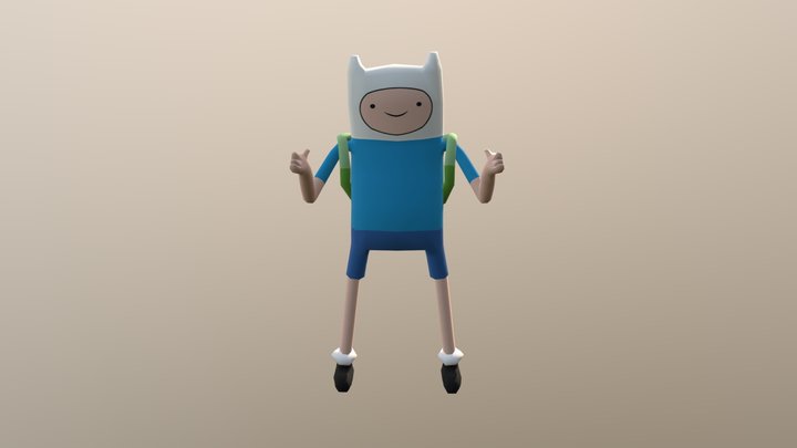 Finn - Adventure Time 3D Model