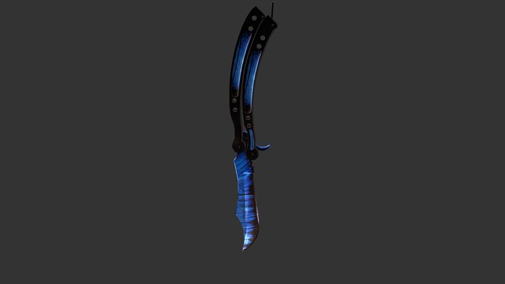 Butterfly Knife - Butterfly 3D Model
