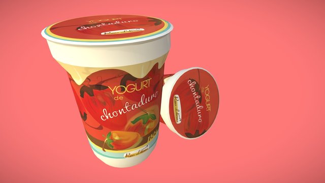 yogurt package 3D Model