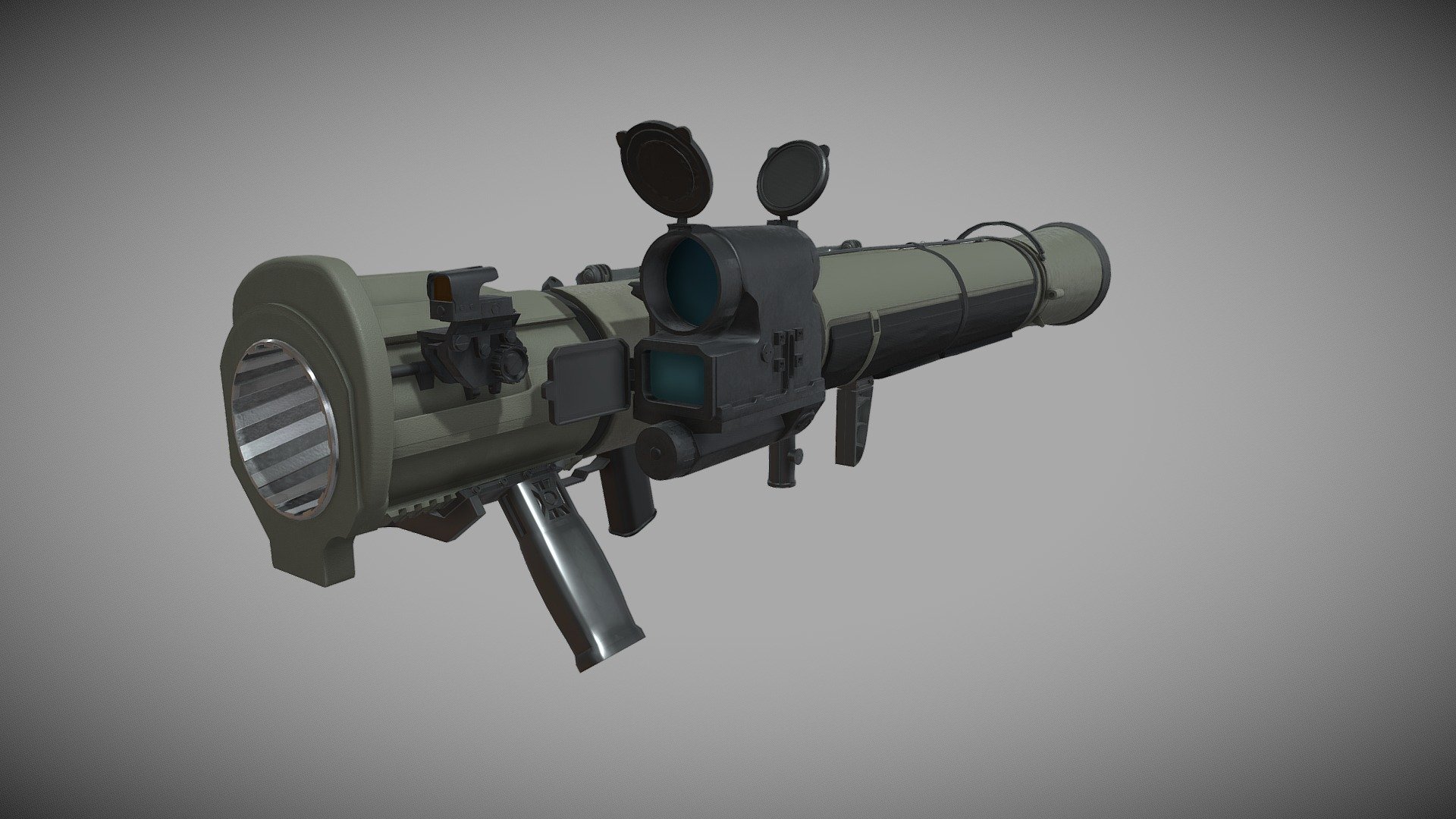 Modern Carl Gustaf - 84mm Recoilless Rifle - 3D model by NomadActual ...