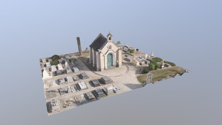 Chapelle du cimetière de Berchères-sur-Vesgre 3D Model