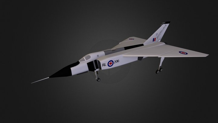 Avro CF-105 Arrow – Modello 3D gratuito STL