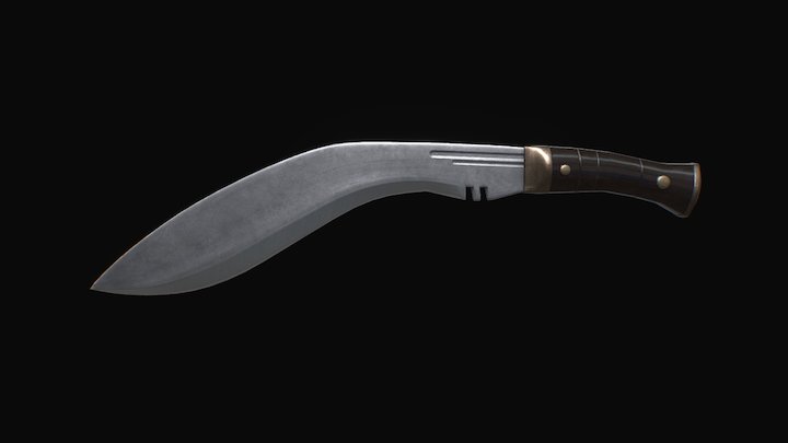 Kukri knife 3D Model