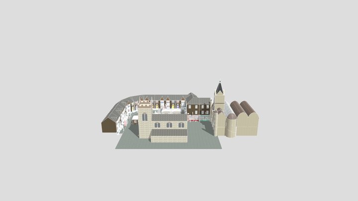 british England christmas 3D Model