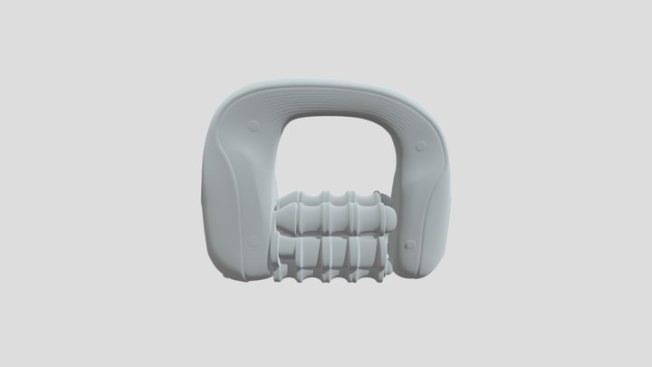 Electric back massager with rolling beads 3D Model