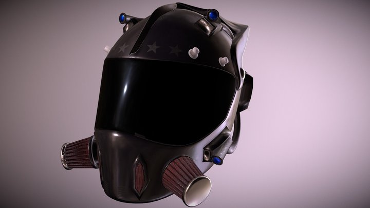 Future Helmet 3D Model