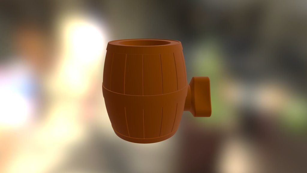 Bird Feed Dispenser - Barrel Shape