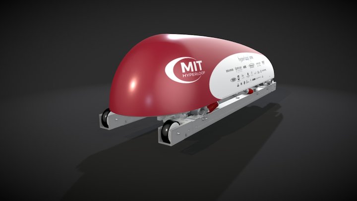MIT Hyperloop (Real-Time rendering) 3D Model