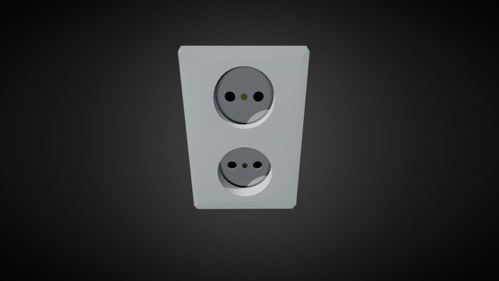 Power socket - Download Free 3D model by Oguzok (@Oguzokk) [7f39085 ...