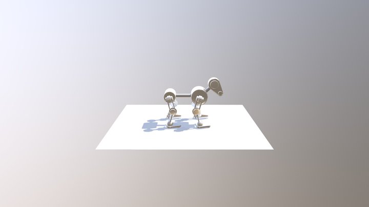 Robot Dog 3D Model