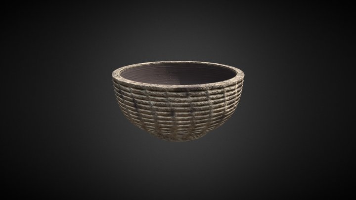 Terracotta Bowl 3D Model