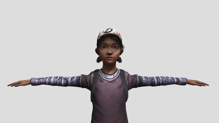 The Walking Dead Clementine – Free 3D Model STL