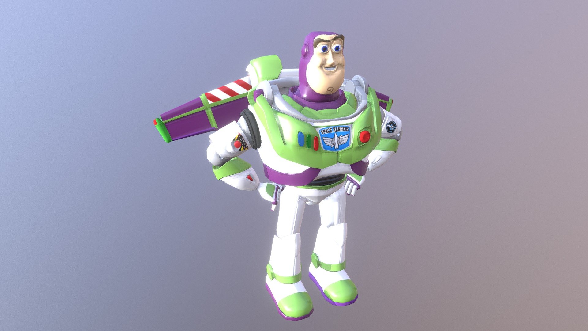 Buzz Lightyear D Model By IUDAV F C Sketchfab