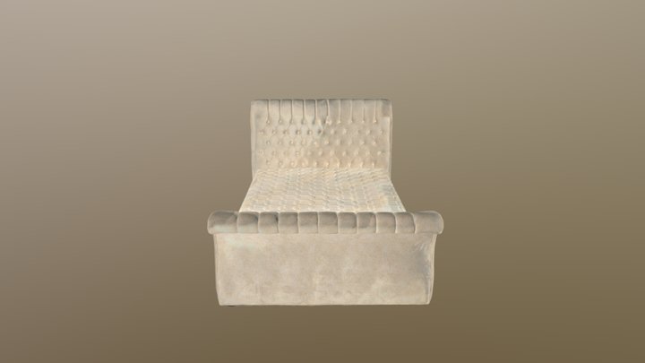 Bed OBJ 3D Model