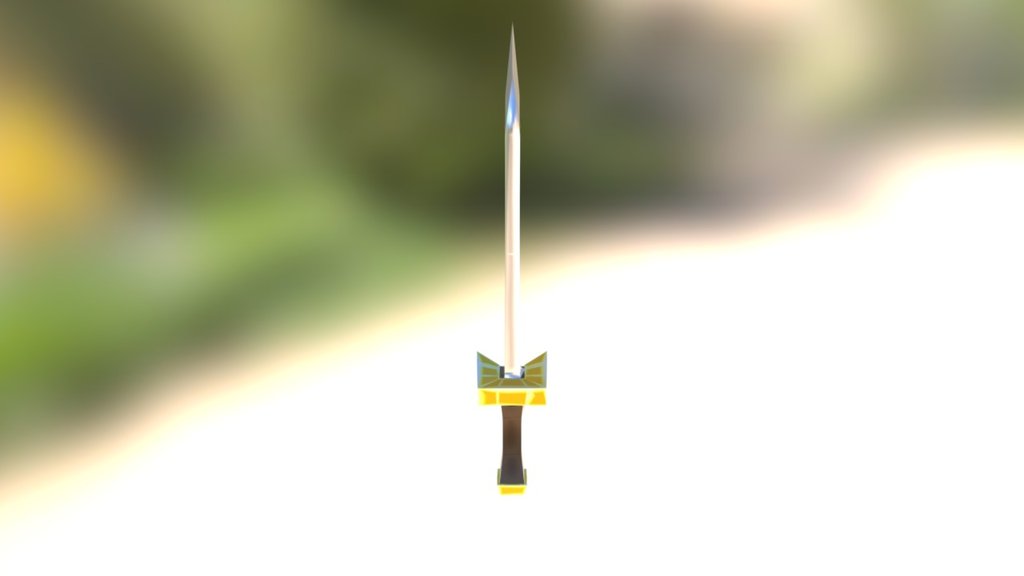 Golden Hemmed Serated Dagger