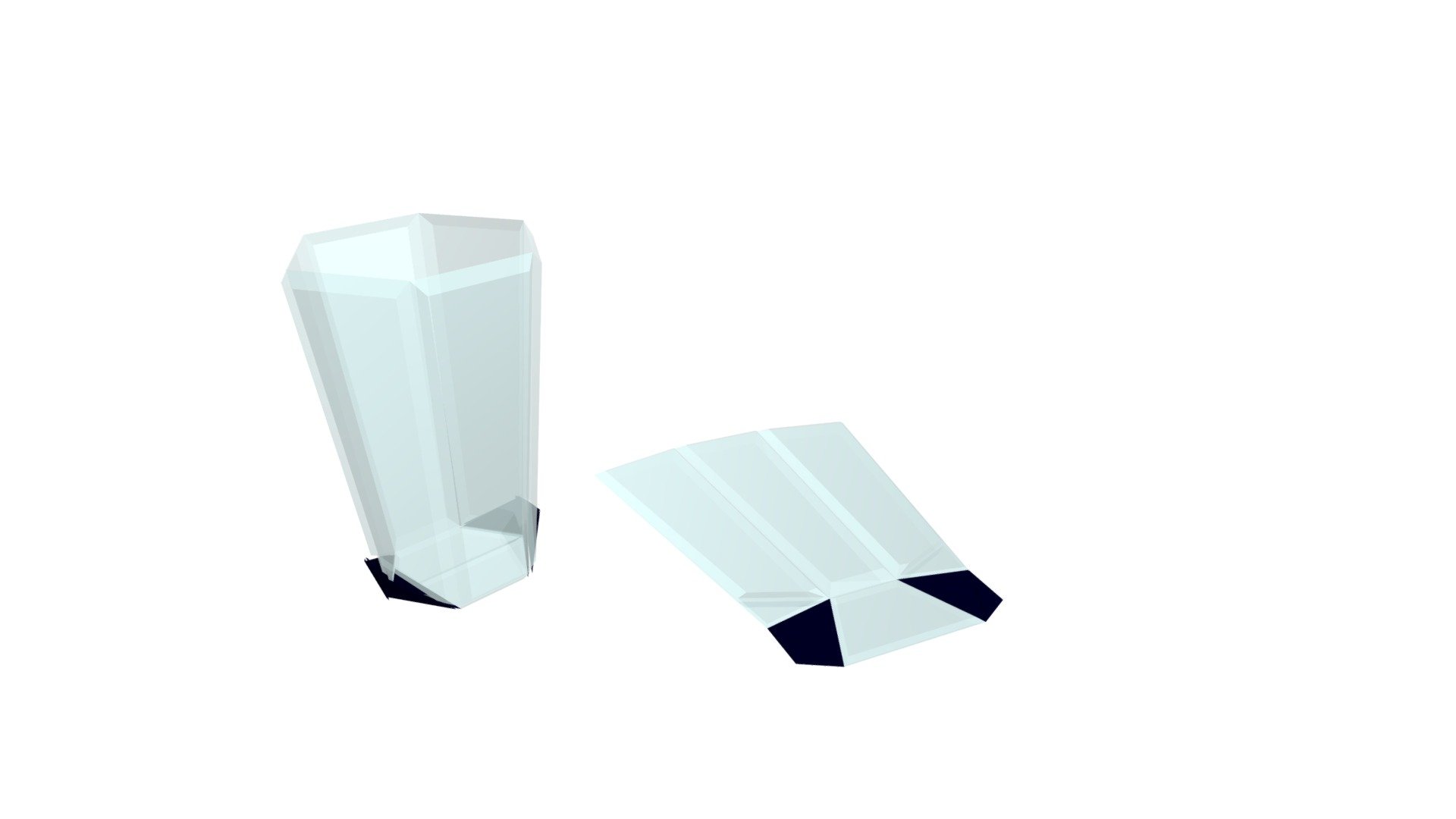 oREgami Drinking Cups (folded & unfolded)