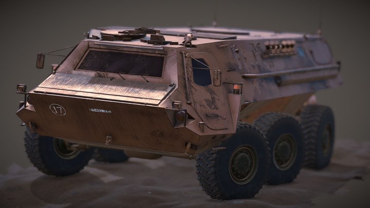 TPZ fuchs - Military vehicle 3D Model