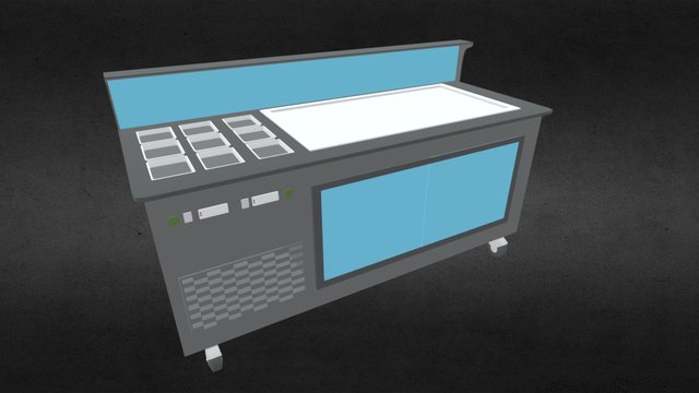 ROLL MACHINE WITH DISPLAYCOUNTER 3D Model