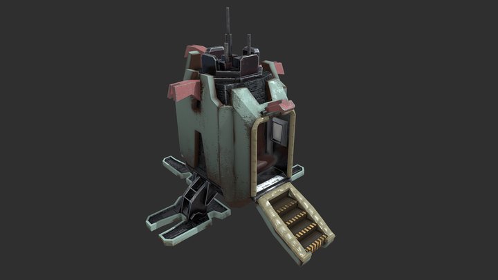 Escape Pod 3D Model