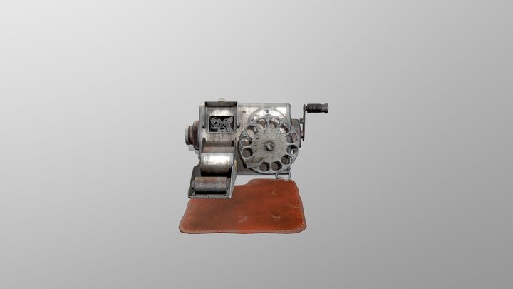 Vintage Bus Ticket Dispenser 3D Model
