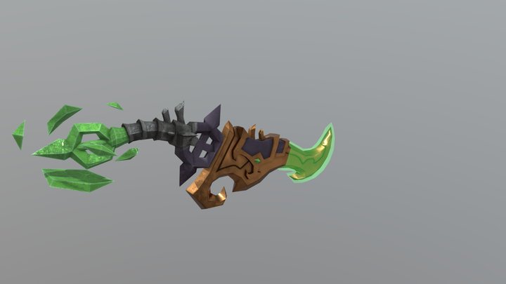 World Of Warcraft Demonology Artifact Weapon 3D Model