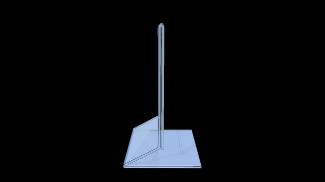 stojalo za meni 3D Model