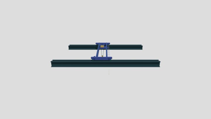 Кран мостовой 3D Model