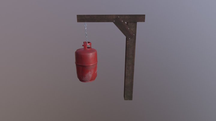 Roboter Boxsack 3D Model