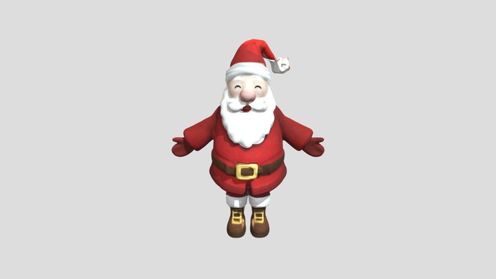 Santa 3D Model