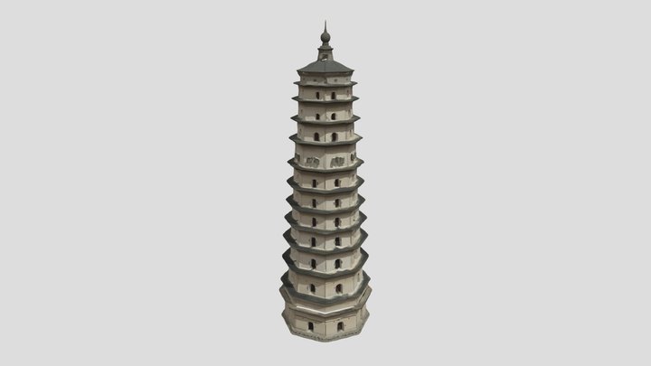 Chongwen Pagoda / 崇文塔 3D Model