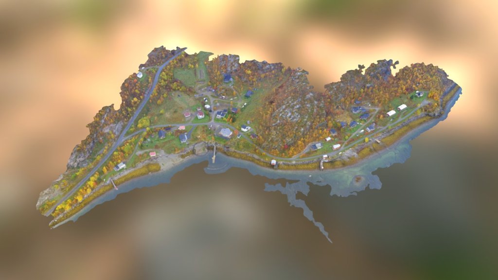 Basnjarga Korsfjord 200916 Simplified 3d Mesh