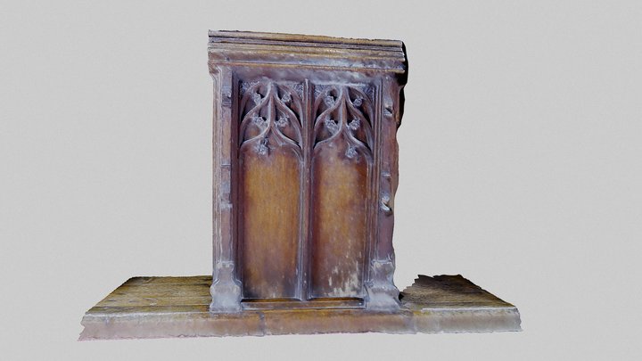 Bench V3 - north nave 3D Model